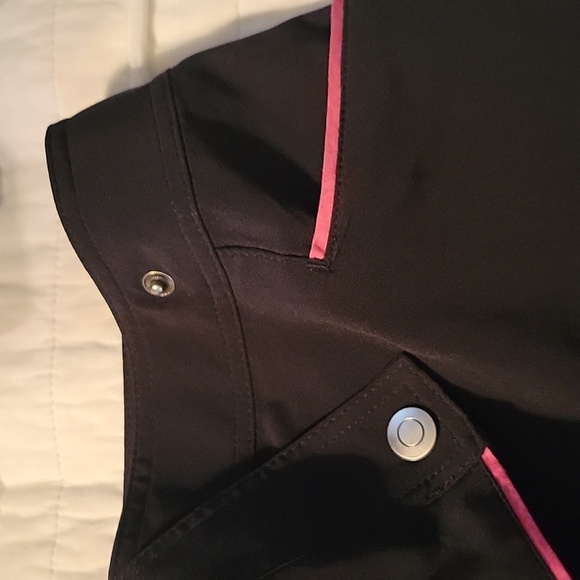 Christopher & Banks black skort with hot pink trim. - Picture 3 of 3